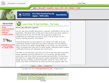 Tablet Screenshot of certifypro.com